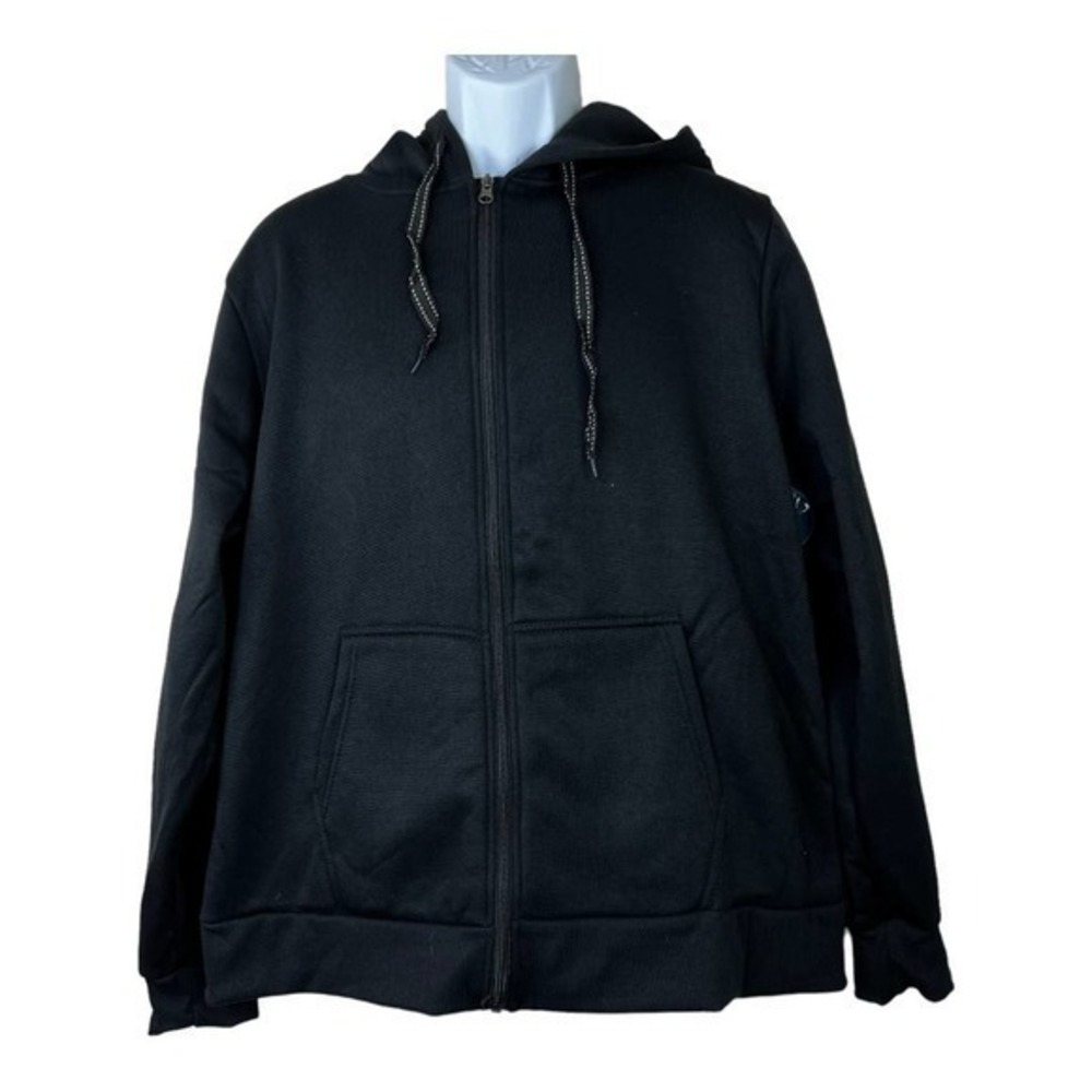 Rag Men  New With Tag Jacket Black Zipper up down Size 1X